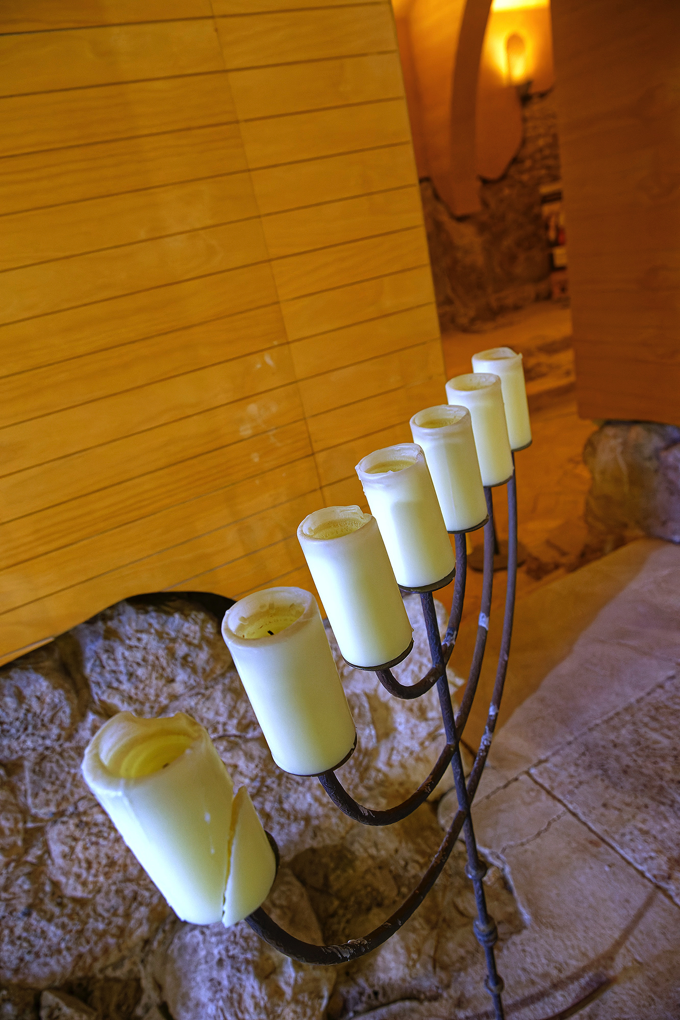 Citadelle de Lorca - Des vestiges ont mis en lumière le quartier juif et particulièrement ce qui était la synagogue